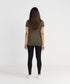 Women's Maternity/Nursing Zipper Tee